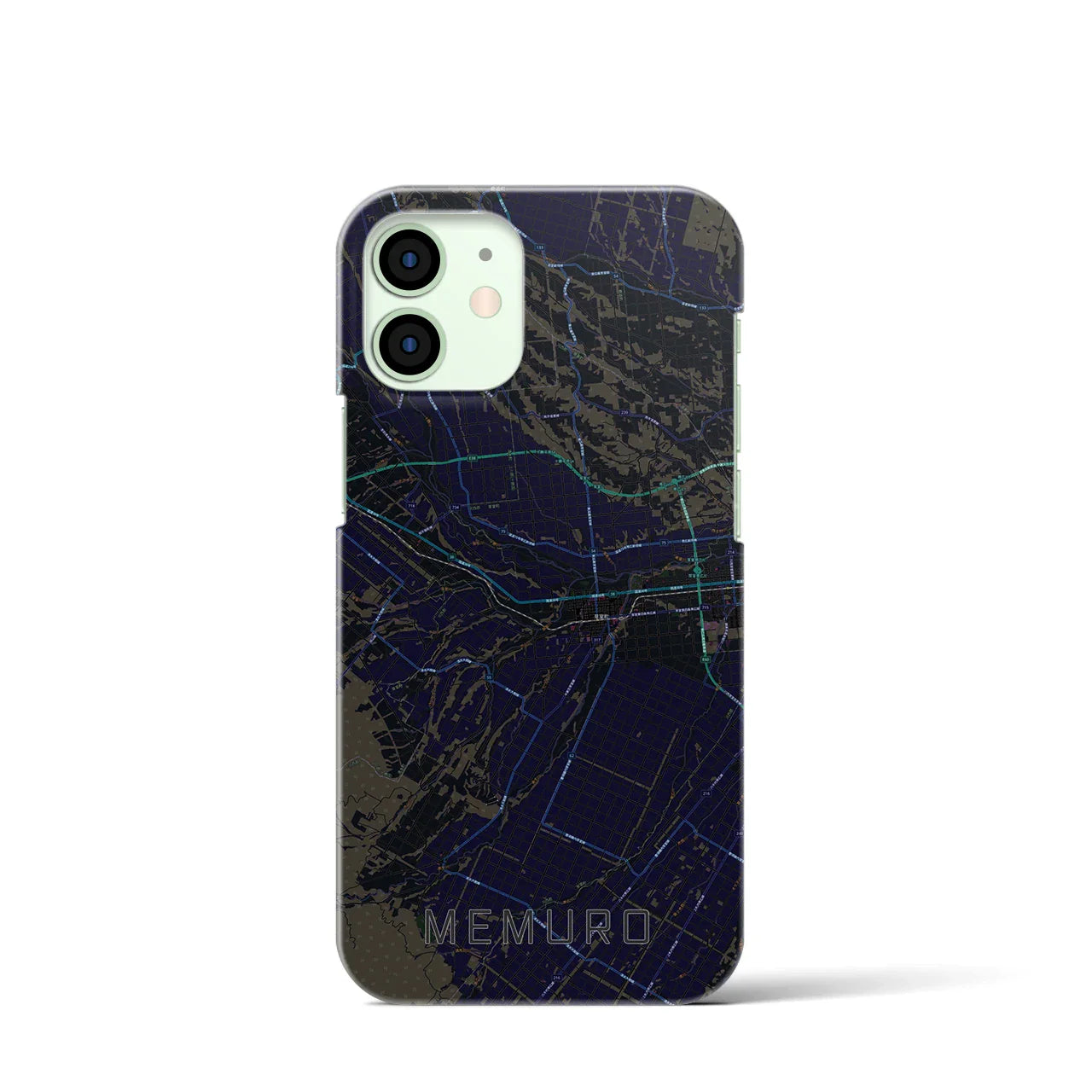 【芽室(北海道)】地図柄iPhoneケース(バックカバータイプ)