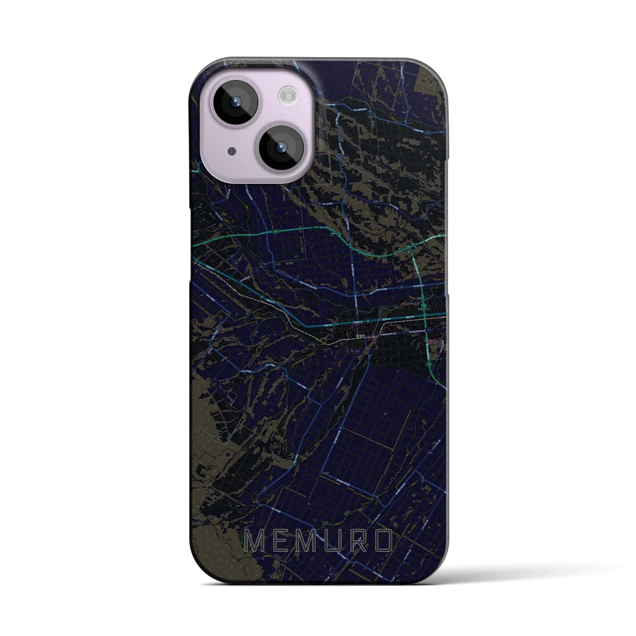 【芽室(北海道)】地図柄iPhoneケース(バックカバータイプ)