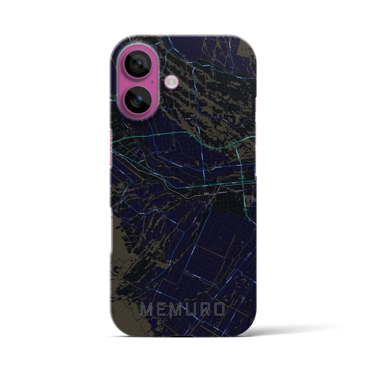 【芽室(北海道)】地図柄iPhoneケース(バックカバータイプ)