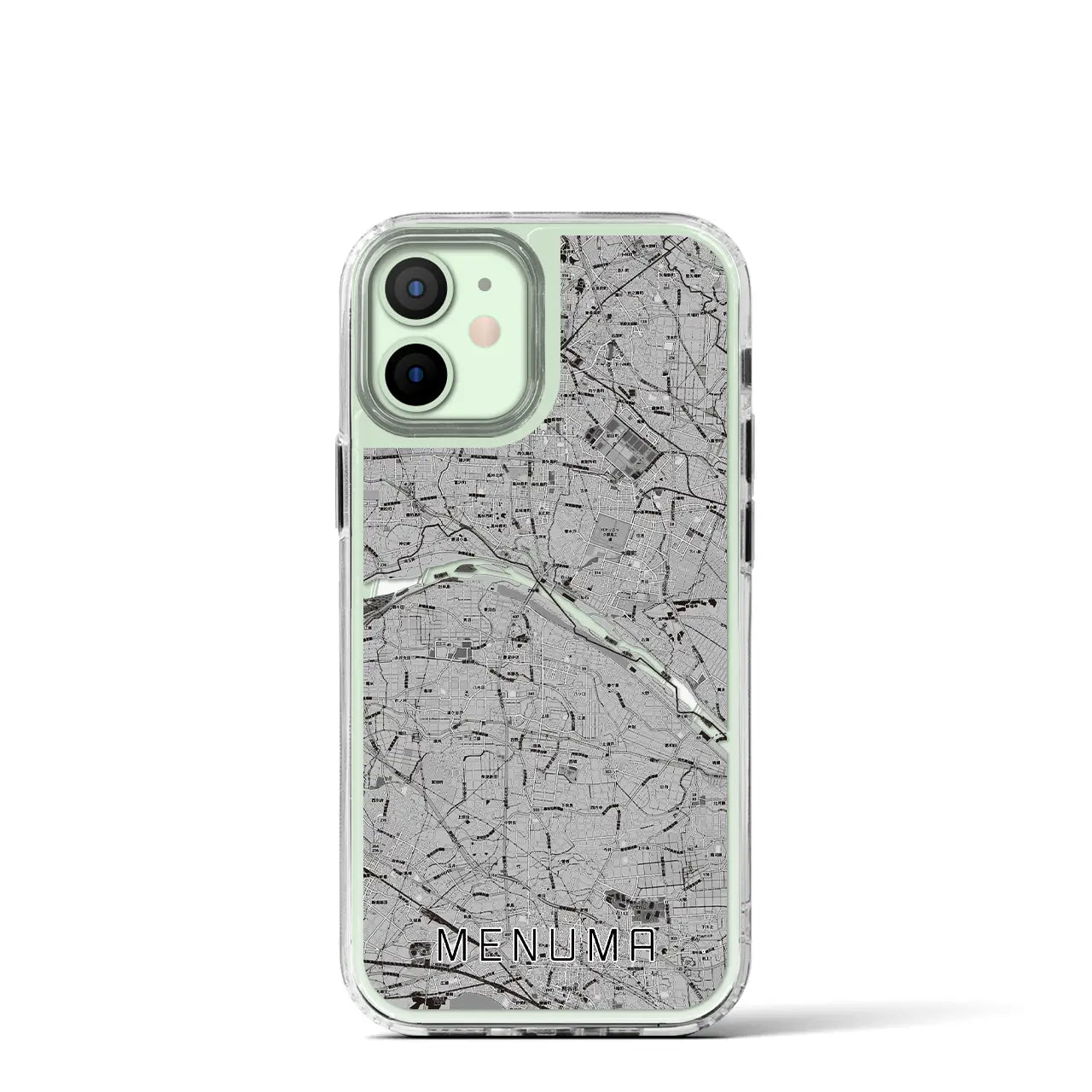 【妻沼(埼玉県)】地図柄iPhoneケース(MagSafeタイプ)