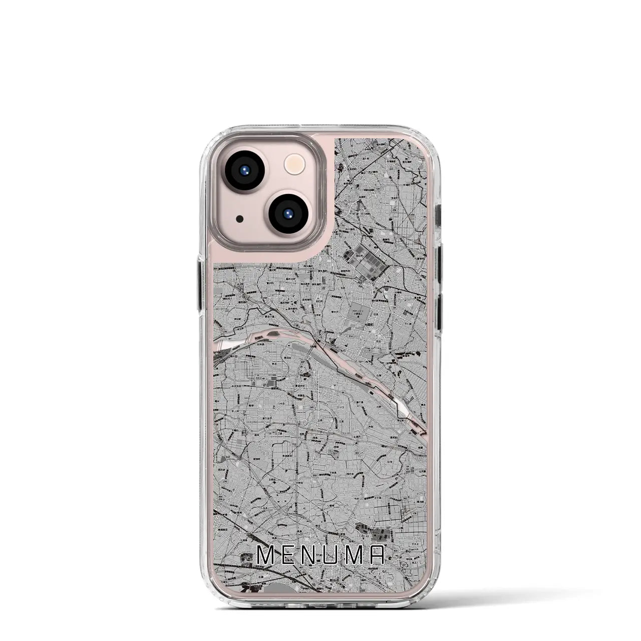 【妻沼(埼玉県)】地図柄iPhoneケース(MagSafeタイプ)