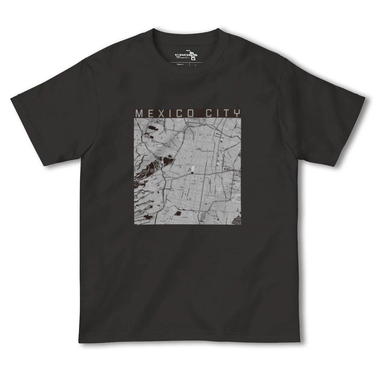 【メキシコシティ(メキシコ)】地図柄ヘビーウェイトTシャツ