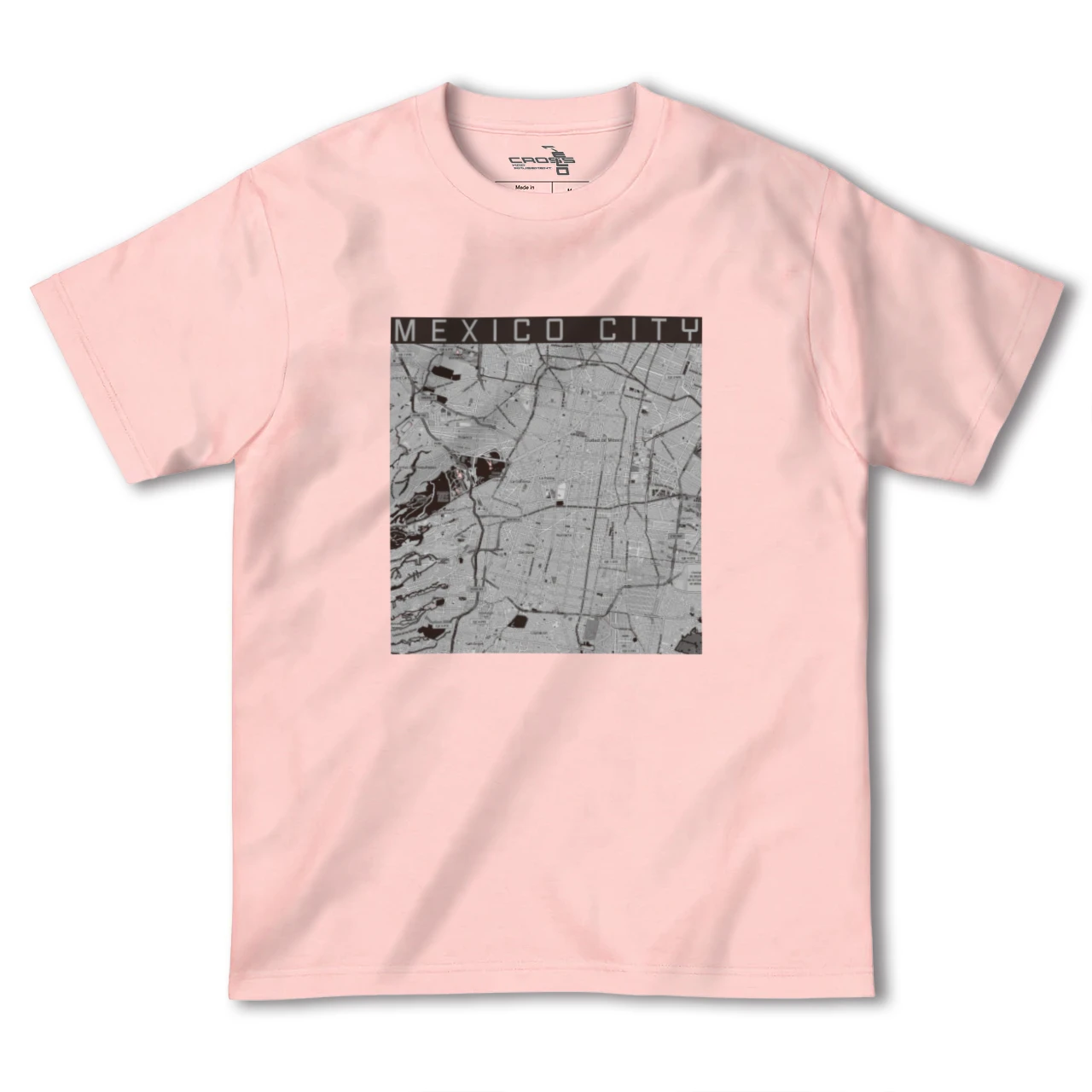 【メキシコシティ(メキシコ)】地図柄ヘビーウェイトTシャツ