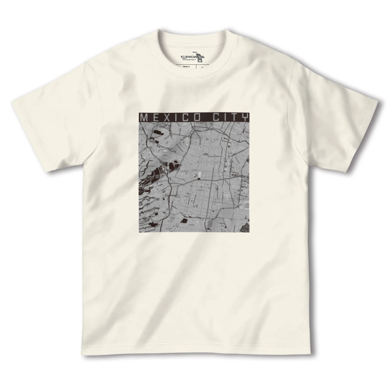 【メキシコシティ(メキシコ)】地図柄ヘビーウェイトTシャツ