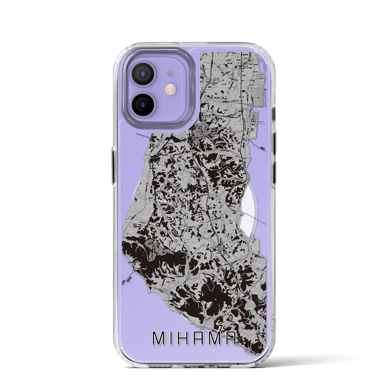 【美浜(愛知県)】地図柄iPhoneケース(MagSafeタイプ)