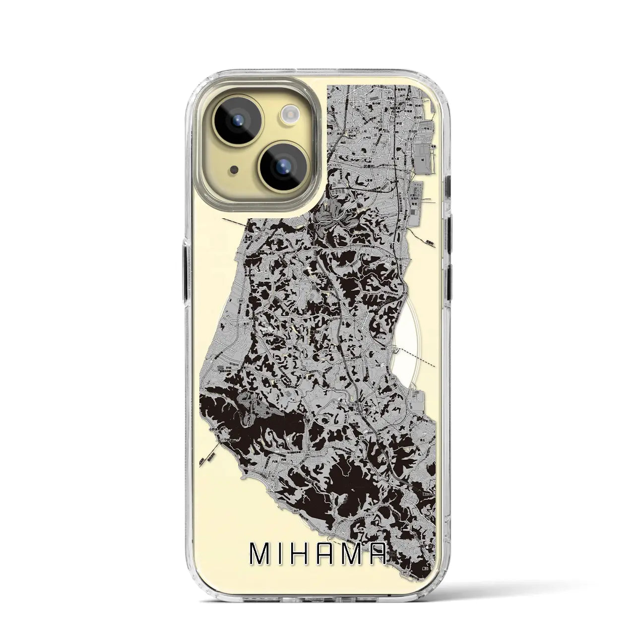 【美浜(愛知県)】地図柄iPhoneケース(MagSafeタイプ)