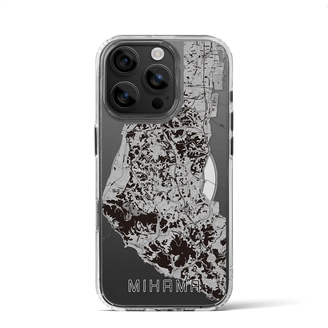 【美浜(愛知県)】地図柄iPhoneケース(MagSafeタイプ)