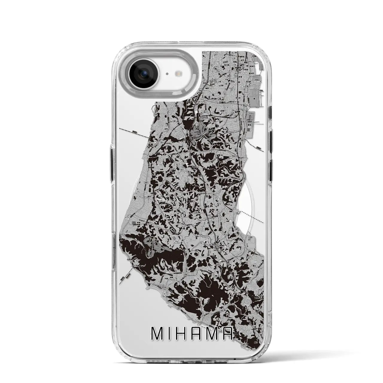 【美浜(愛知県)】地図柄iPhoneケース(MagSafeタイプ)