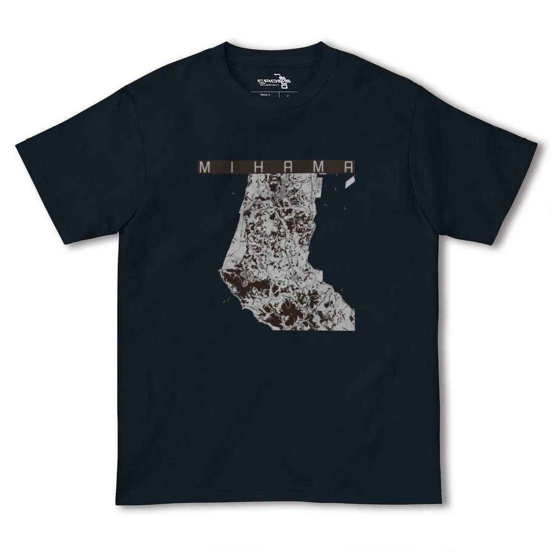 【美浜(愛知県)】地図柄ヘビーウェイトTシャツ