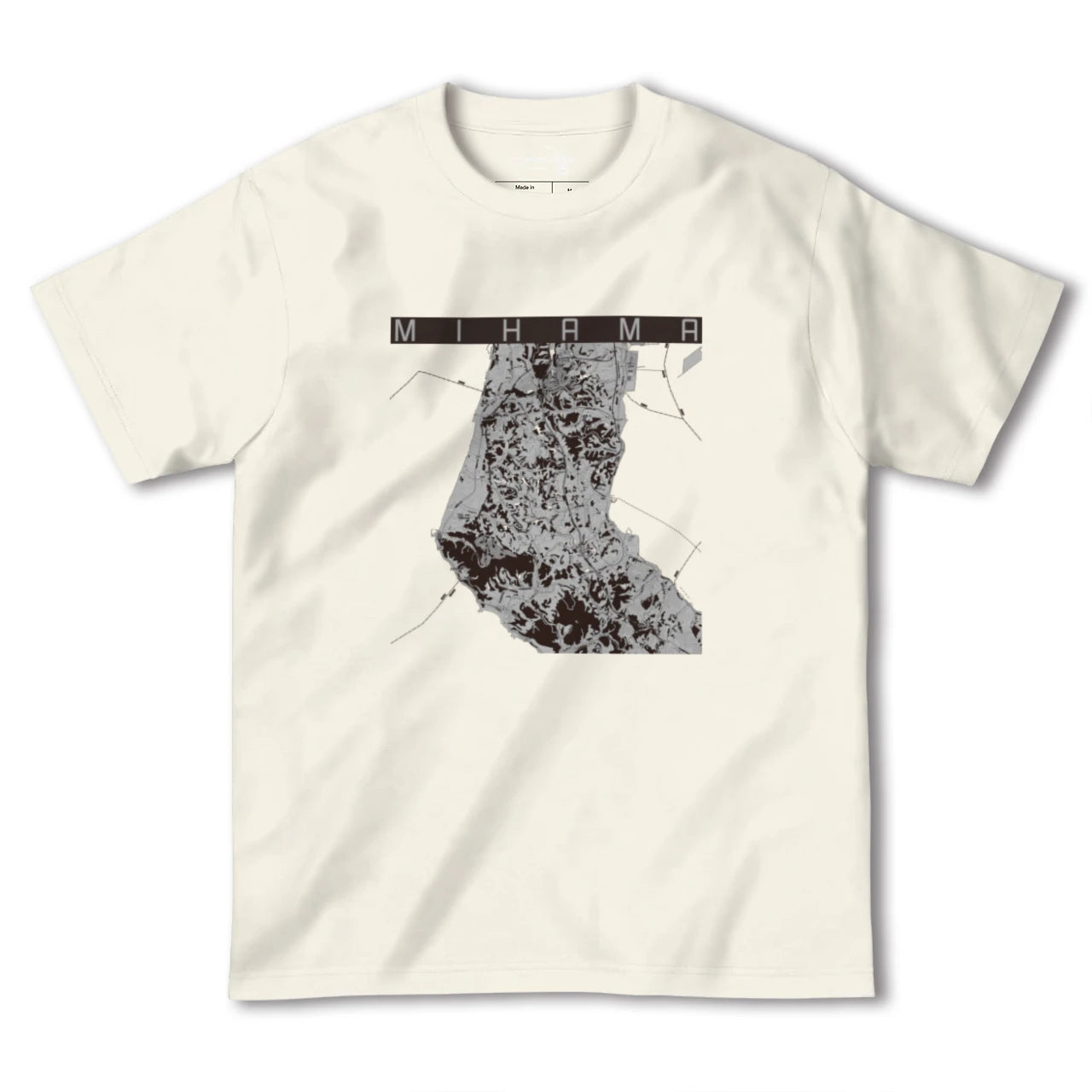 【美浜(愛知県)】地図柄ヘビーウェイトTシャツ
