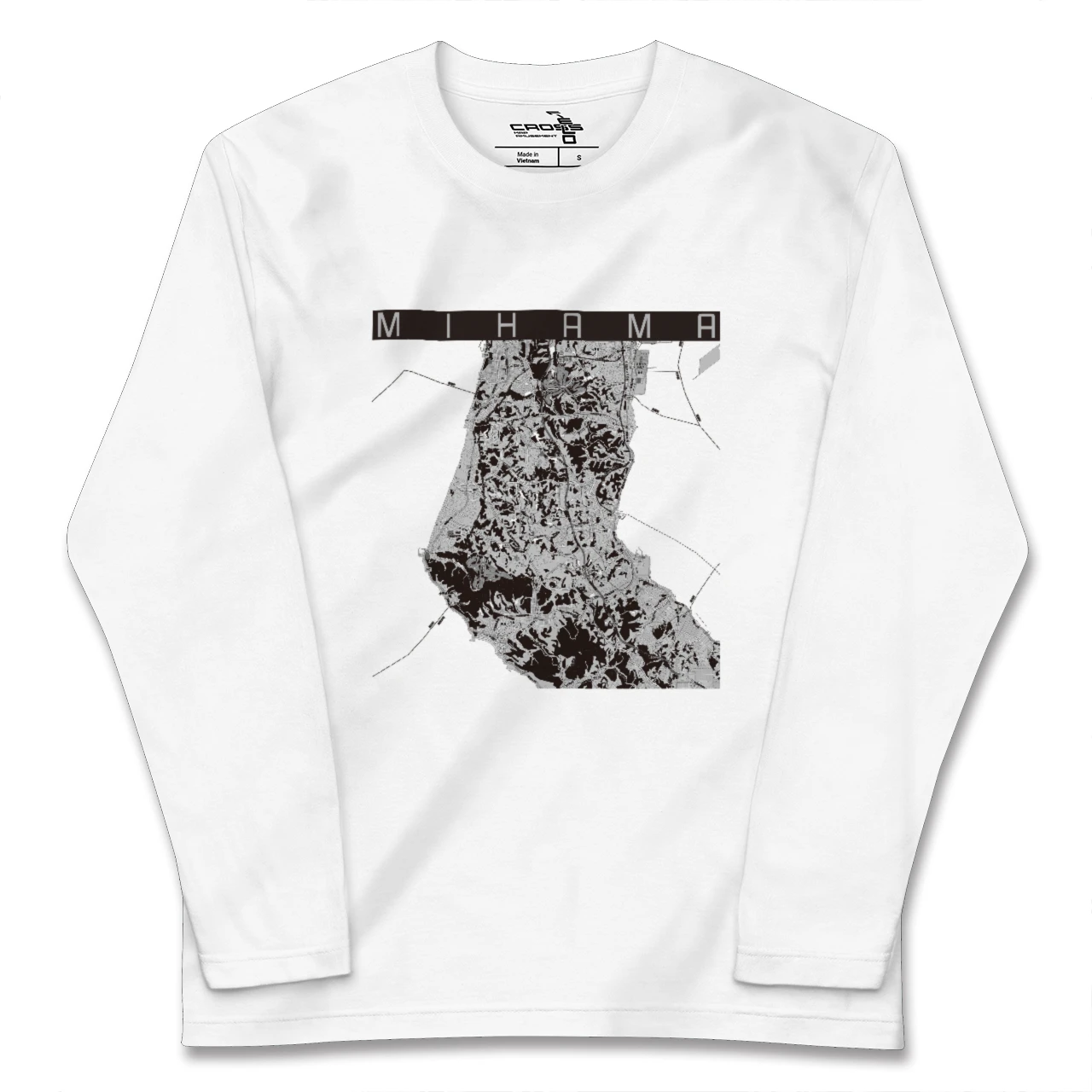 【美浜(愛知県)】地図柄ロングスリーブTシャツ