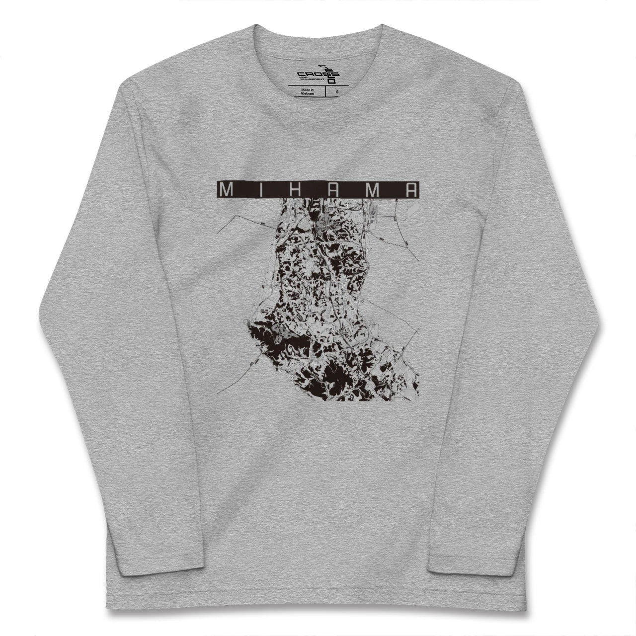 【美浜(愛知県)】地図柄ロングスリーブTシャツ