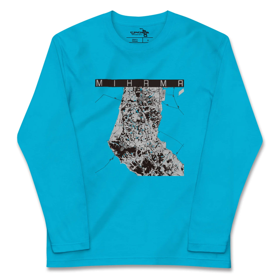 【美浜(愛知県)】地図柄ロングスリーブTシャツ