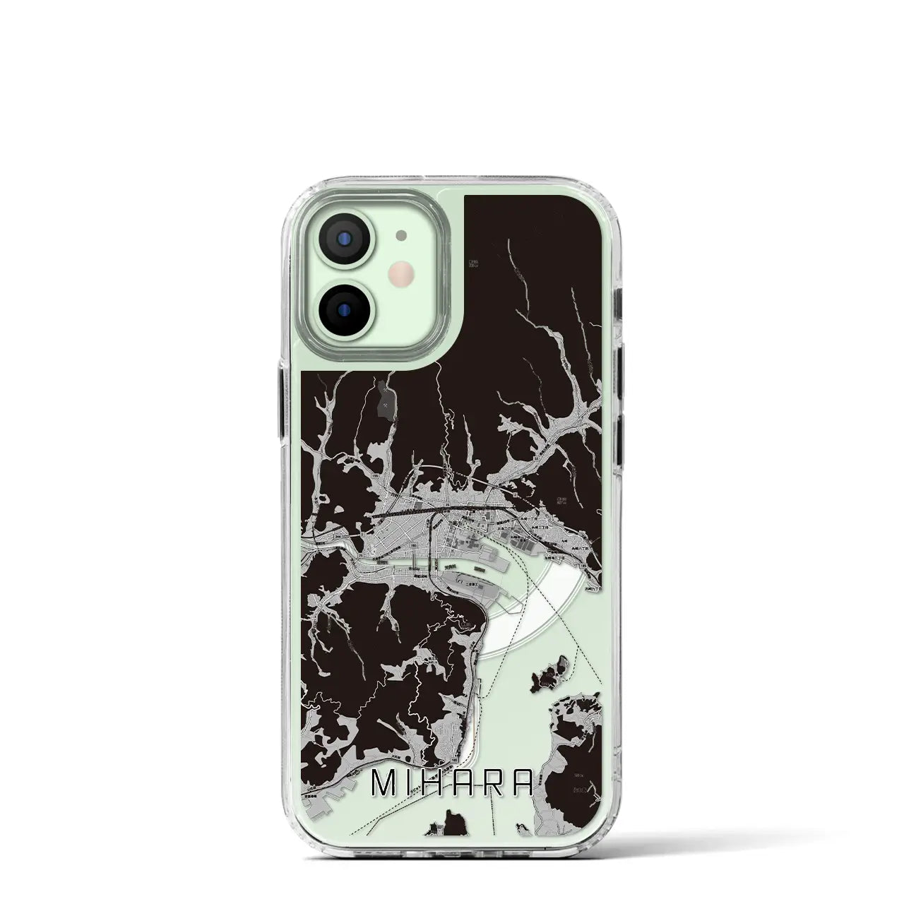 【三原(広島県)】地図柄iPhoneケース(MagSafeタイプ)