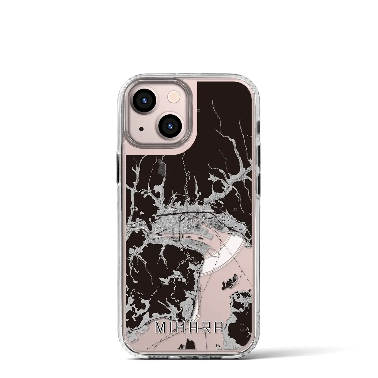 【三原(広島県)】地図柄iPhoneケース(MagSafeタイプ)