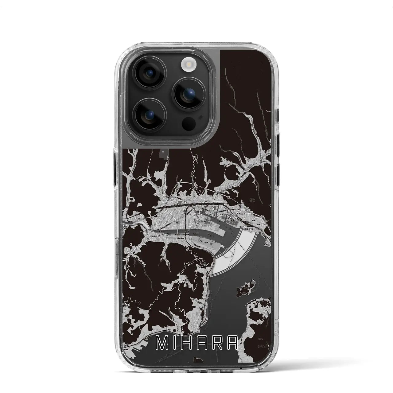 【三原(広島県)】地図柄iPhoneケース(MagSafeタイプ)