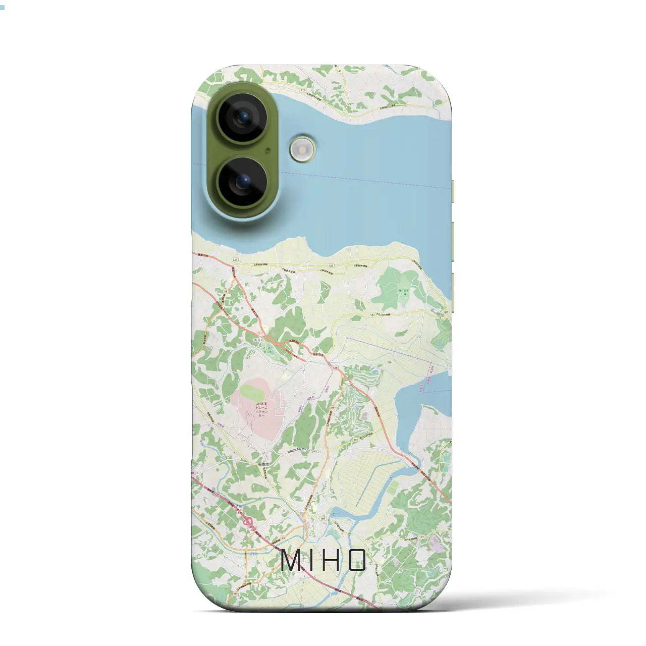 【美浦(茨城県)】地図柄iPhoneケース(バックカバータイプ)