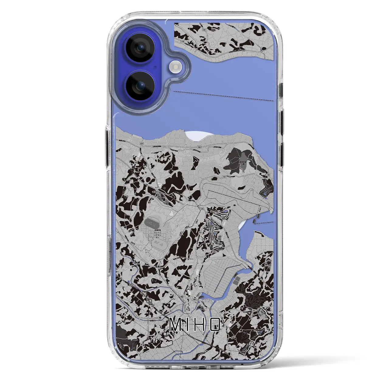【美浦(茨城県)】地図柄iPhoneケース(MagSafeタイプ)