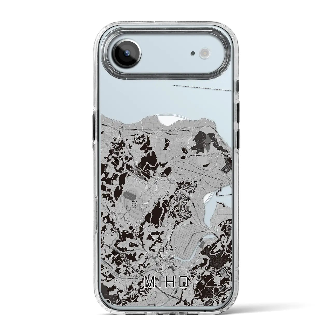 【美浦(茨城県)】地図柄iPhoneケース(MagSafeタイプ)