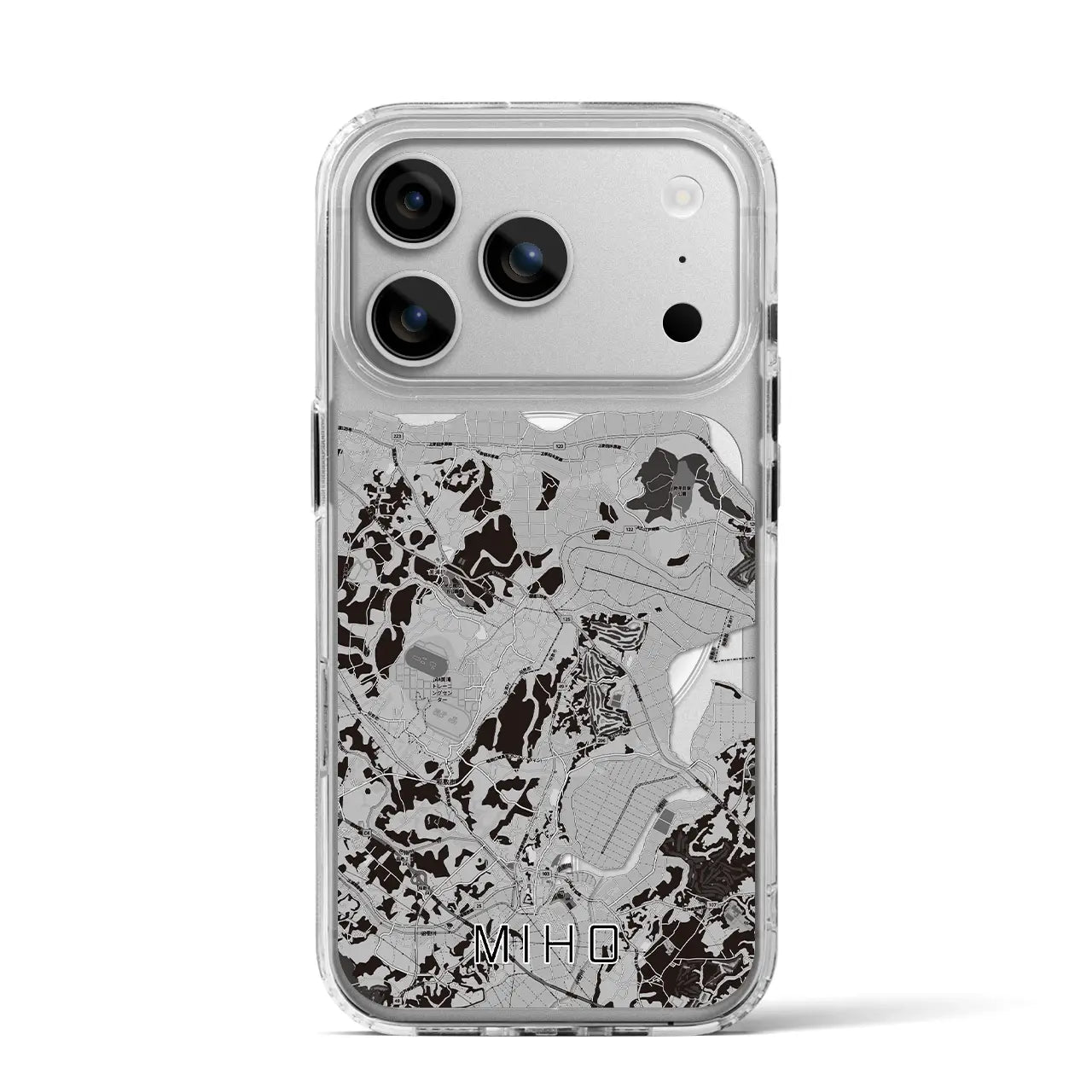 【美浦(茨城県)】地図柄iPhoneケース(MagSafeタイプ)