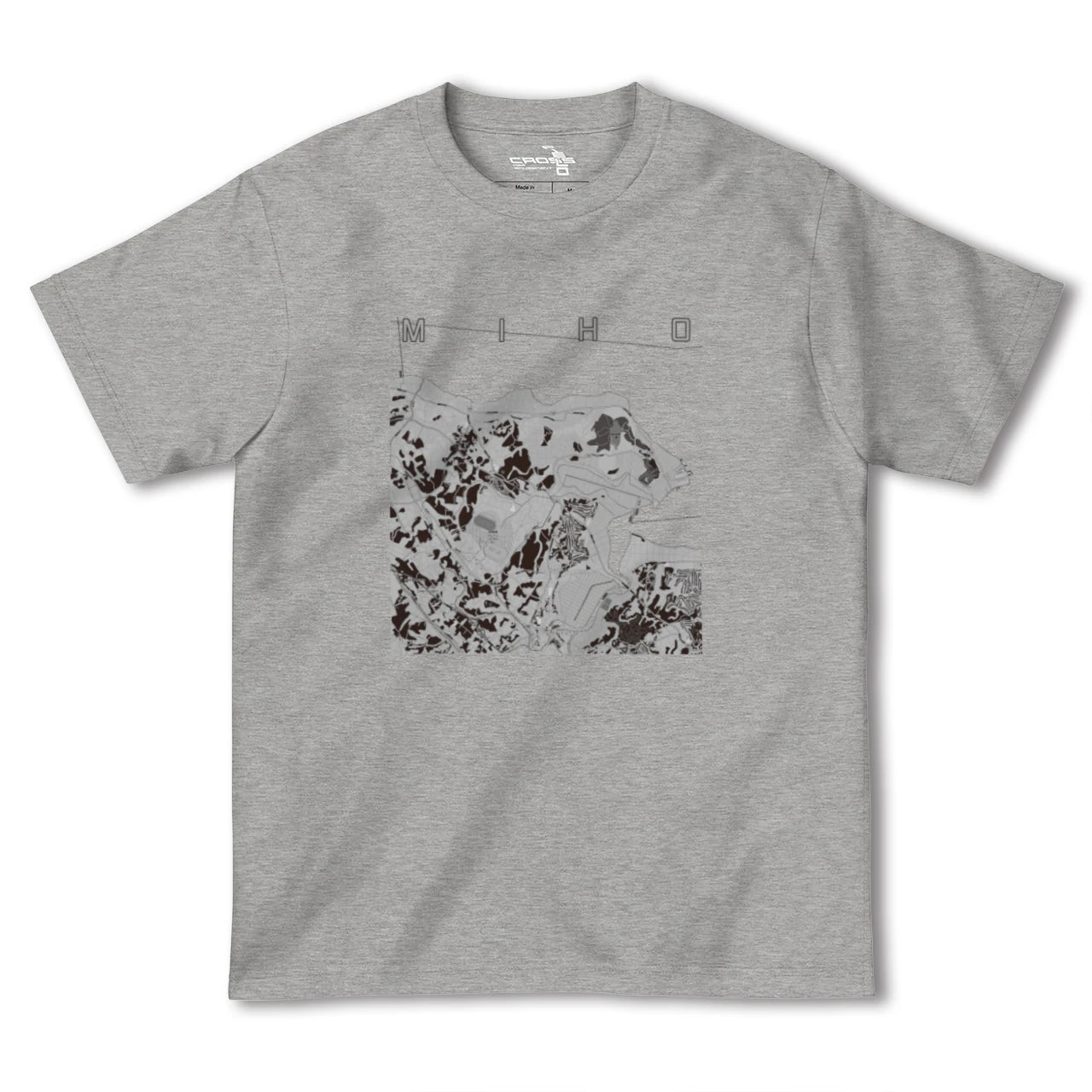 【美浦(茨城県)】地図柄ヘビーウェイトTシャツ
