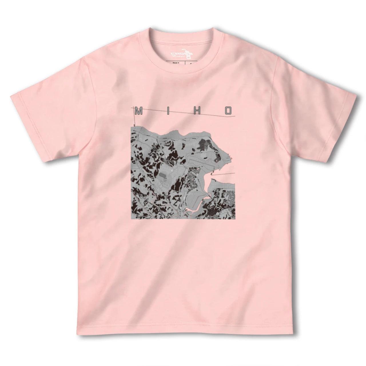 【美浦(茨城県)】地図柄ヘビーウェイトTシャツ