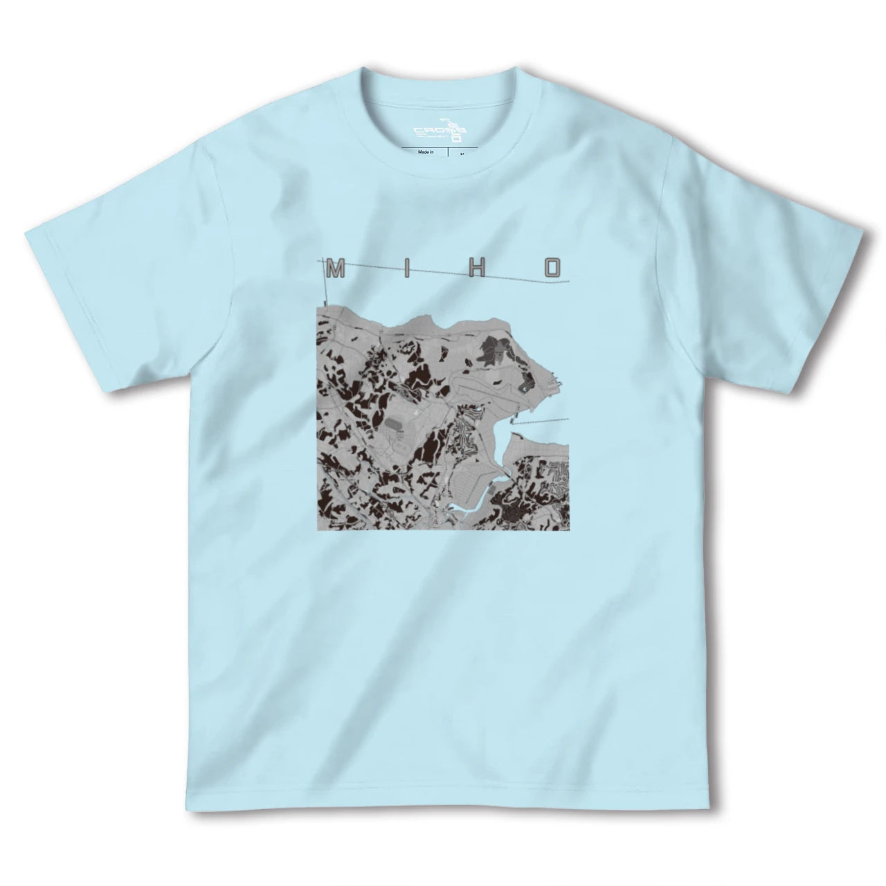 【美浦(茨城県)】地図柄ヘビーウェイトTシャツ