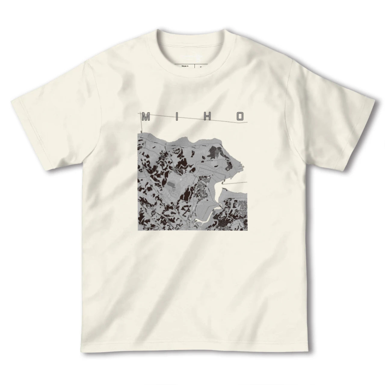 【美浦(茨城県)】地図柄ヘビーウェイトTシャツ