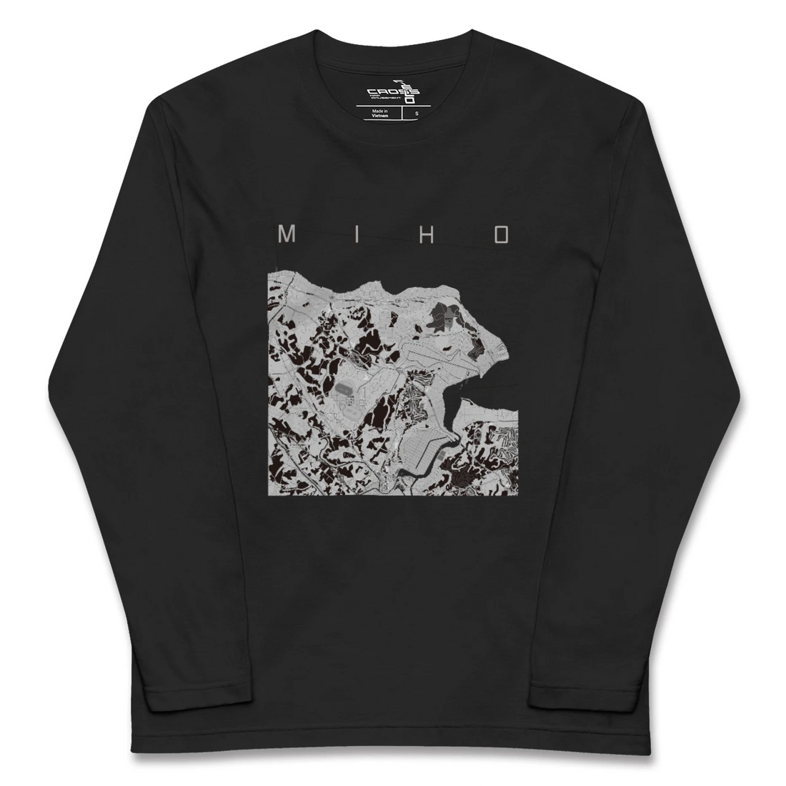 【美浦(茨城県)】地図柄ロングスリーブTシャツ