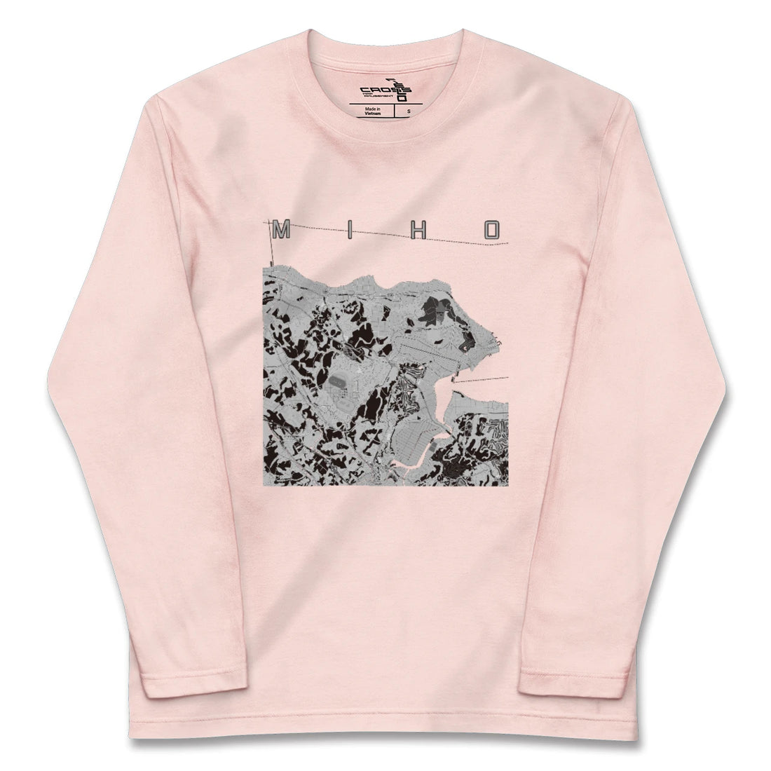 【美浦(茨城県)】地図柄ロングスリーブTシャツ