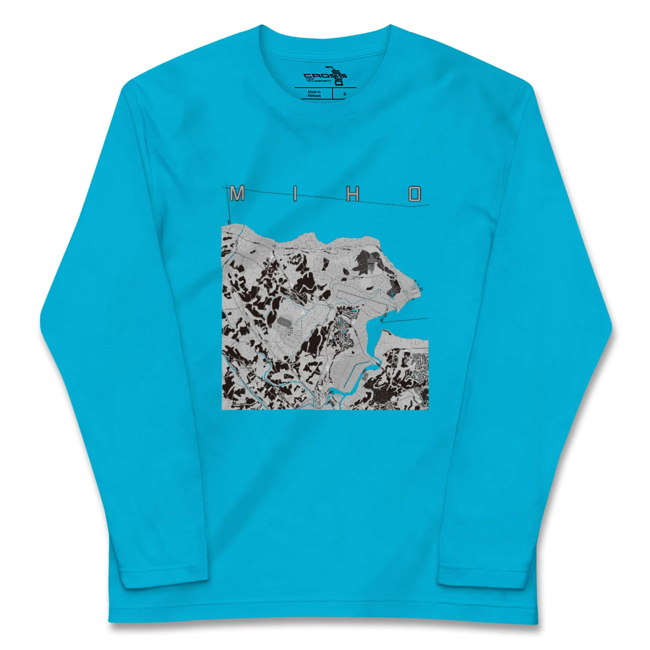 【美浦(茨城県)】地図柄ロングスリーブTシャツ