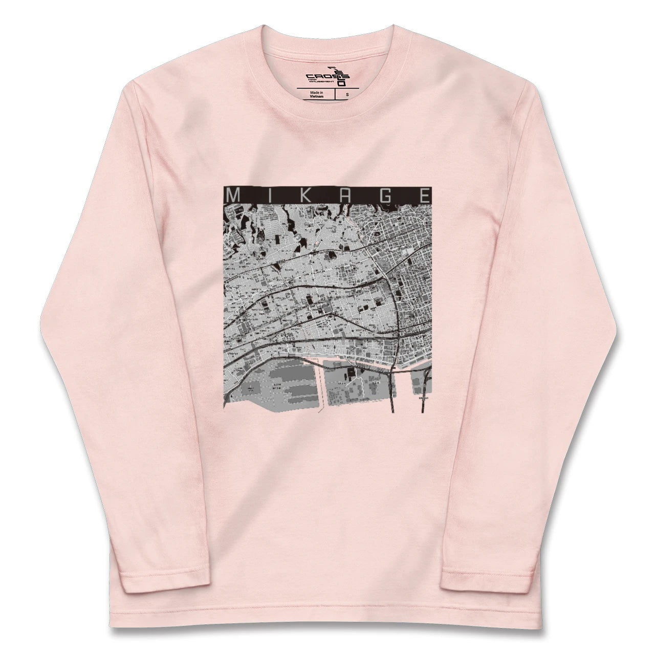 【御影(兵庫県)】地図柄ロングスリーブTシャツ