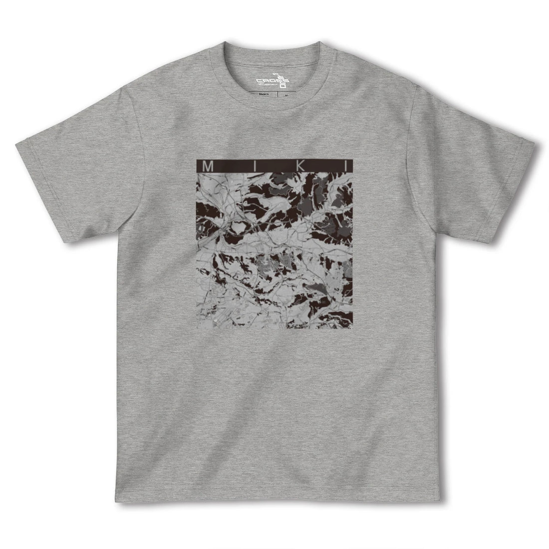 【三木(兵庫県)】地図柄ヘビーウェイトTシャツ