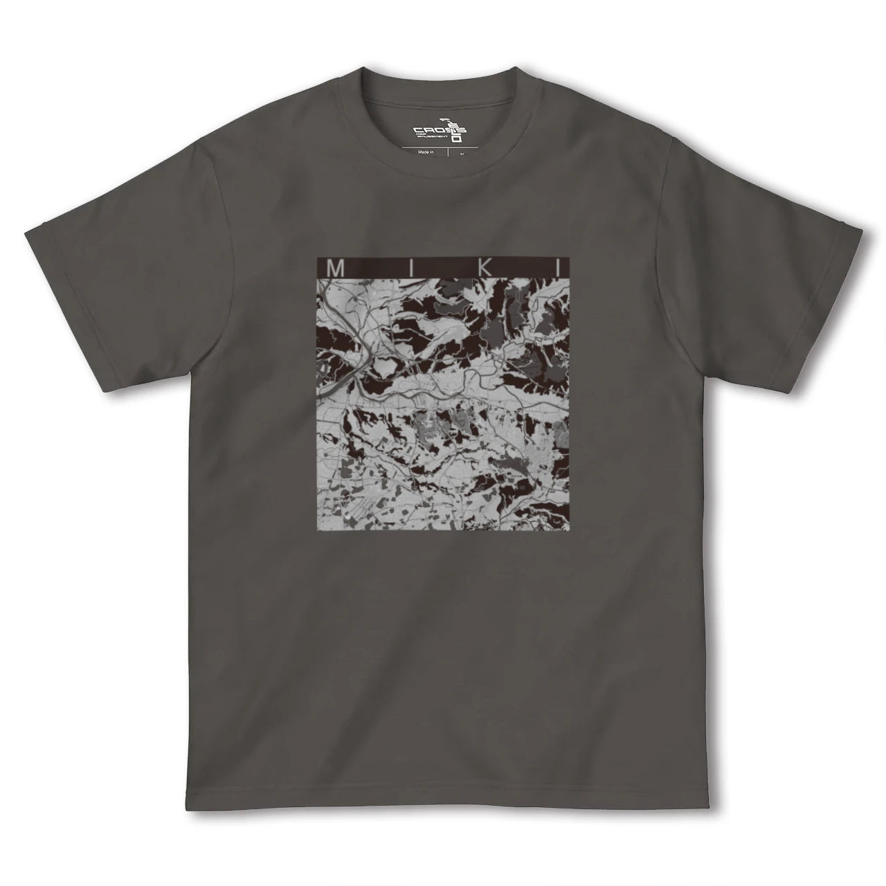 【三木(兵庫県)】地図柄ヘビーウェイトTシャツ