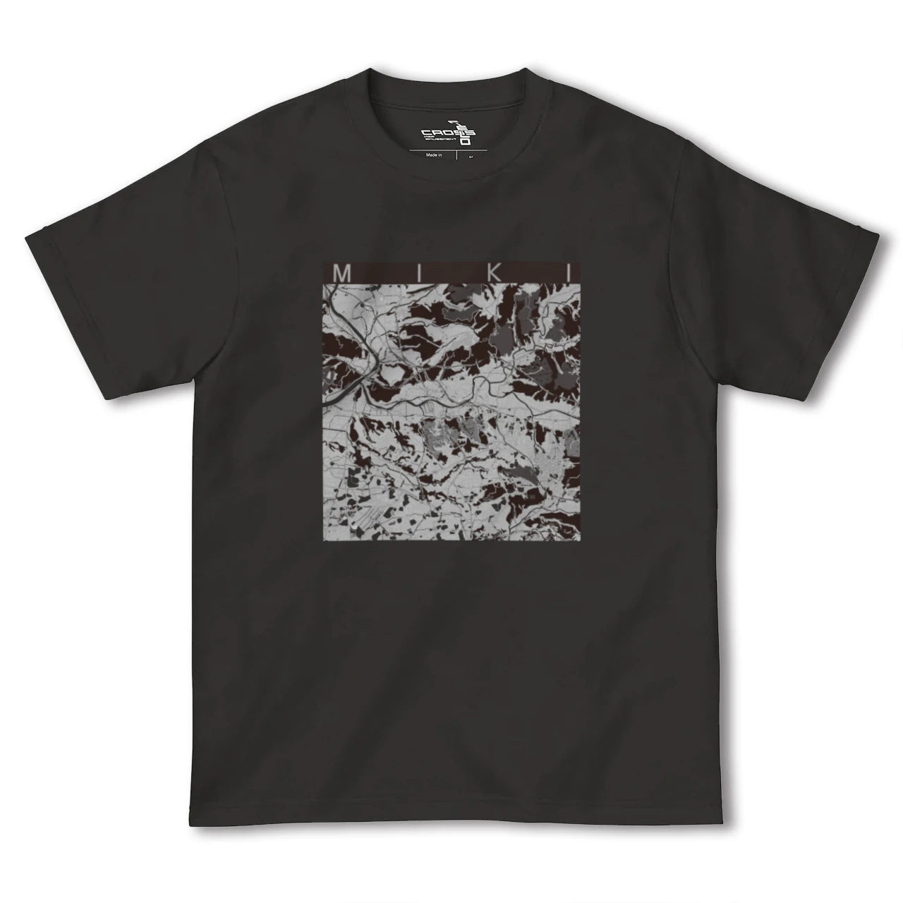 【三木(兵庫県)】地図柄ヘビーウェイトTシャツ