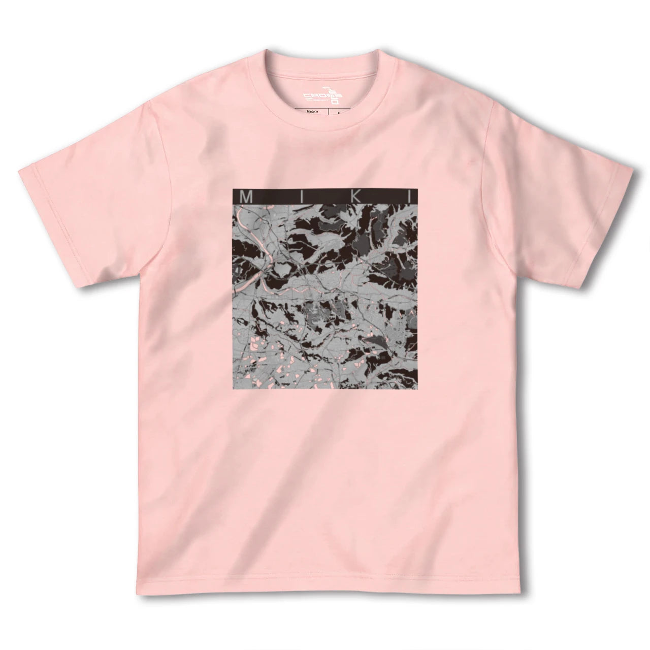 【三木(兵庫県)】地図柄ヘビーウェイトTシャツ