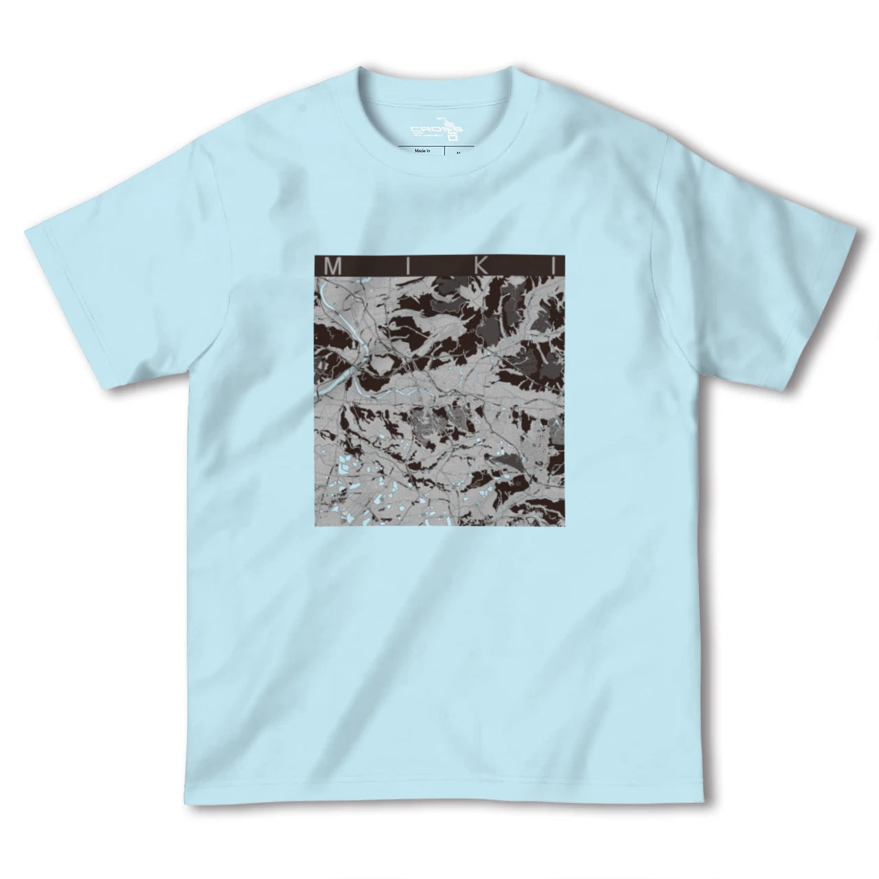【三木(兵庫県)】地図柄ヘビーウェイトTシャツ