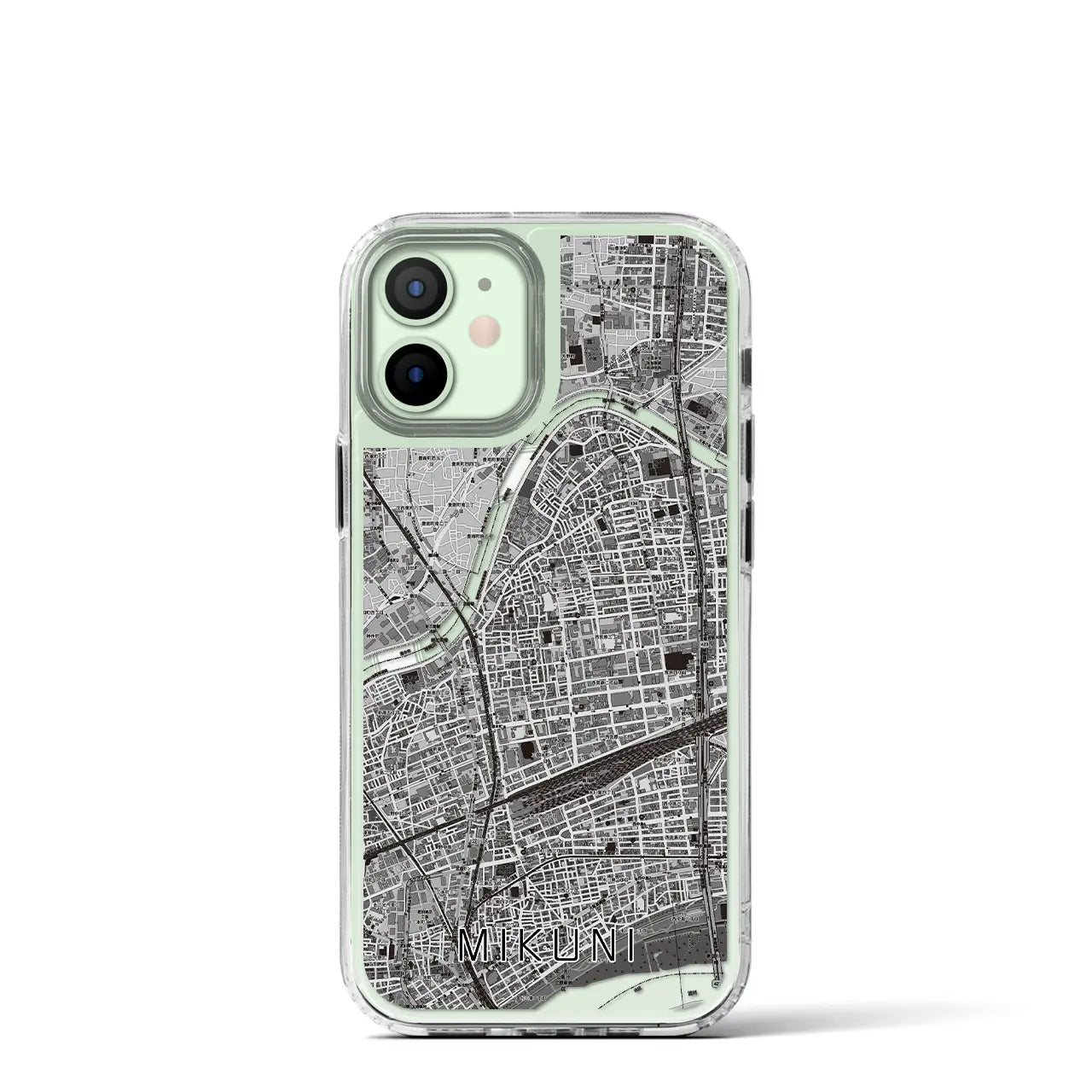 【三国(大阪府)】地図柄iPhoneケース(MagSafeタイプ)