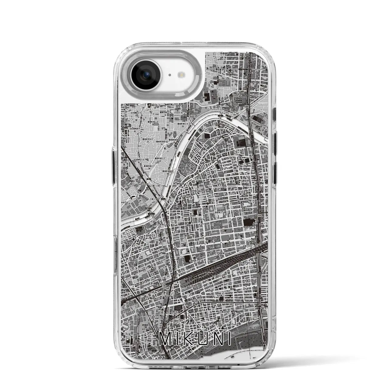 【三国(大阪府)】地図柄iPhoneケース(MagSafeタイプ)