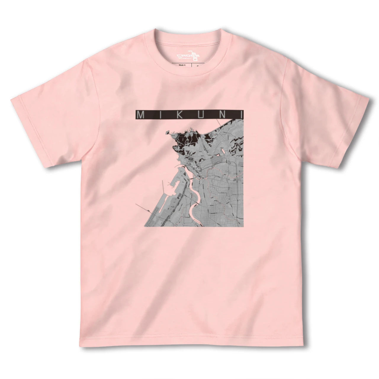 【三国(福井県)】地図柄ヘビーウェイトTシャツ