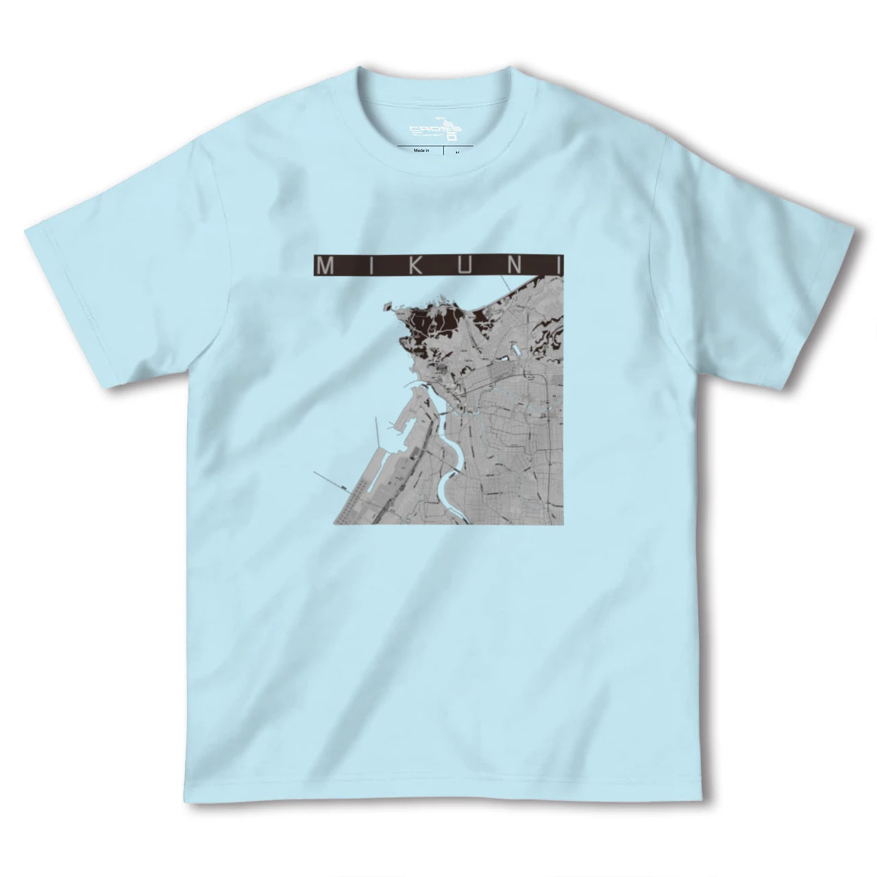 【三国(福井県)】地図柄ヘビーウェイトTシャツ