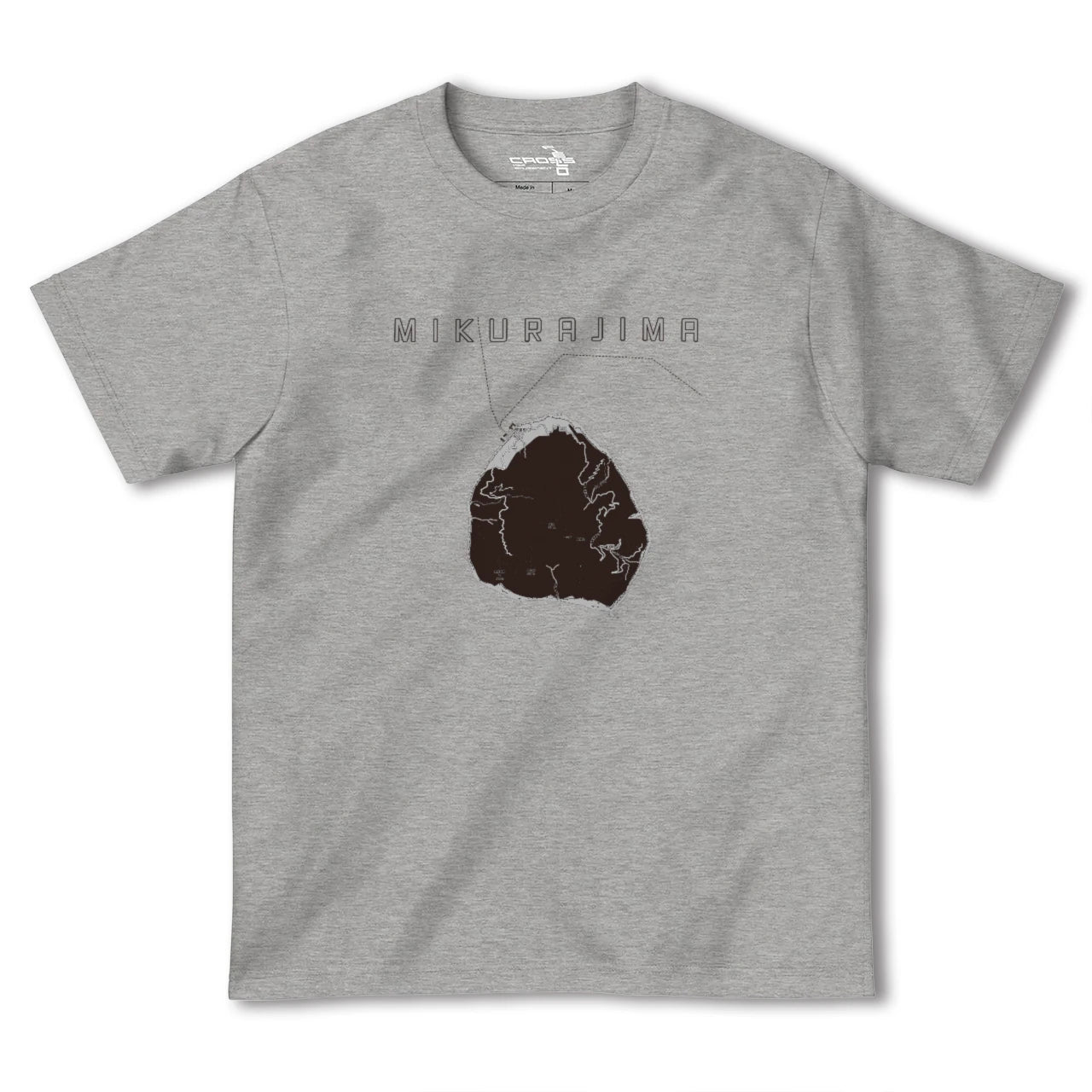 【御蔵島(東京都)】地図柄ヘビーウェイトTシャツ