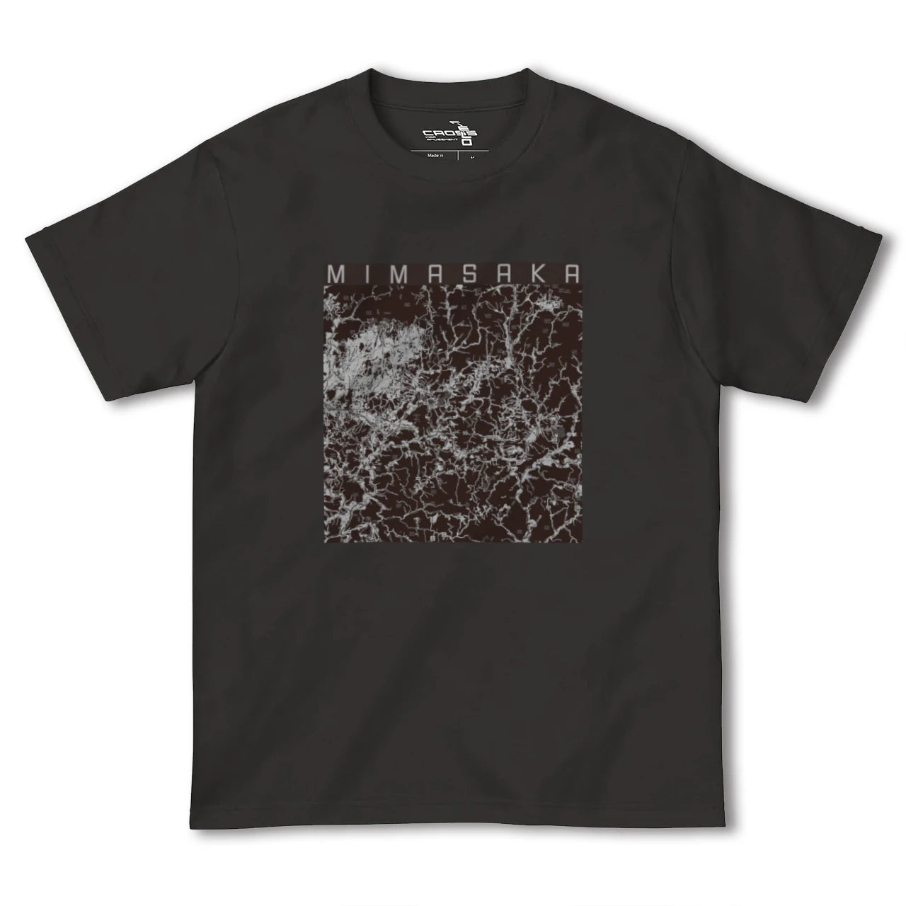 【美作(岡山県)】地図柄ヘビーウェイトTシャツ