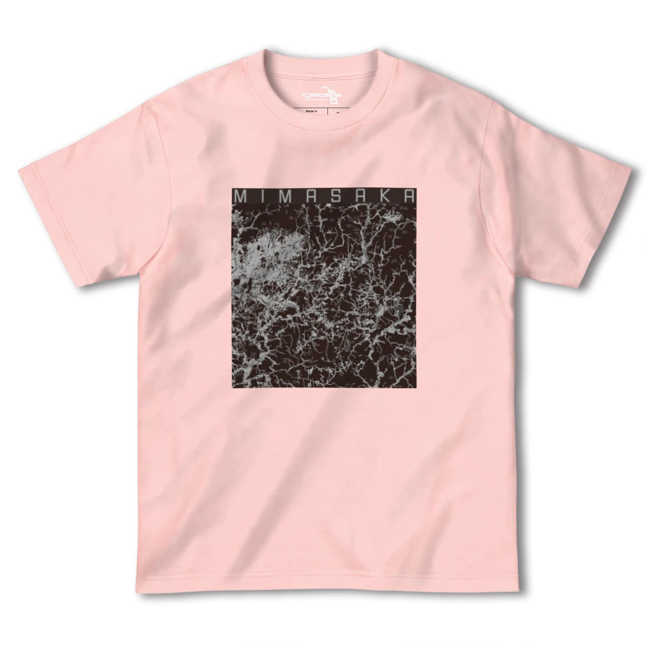 【美作(岡山県)】地図柄ヘビーウェイトTシャツ