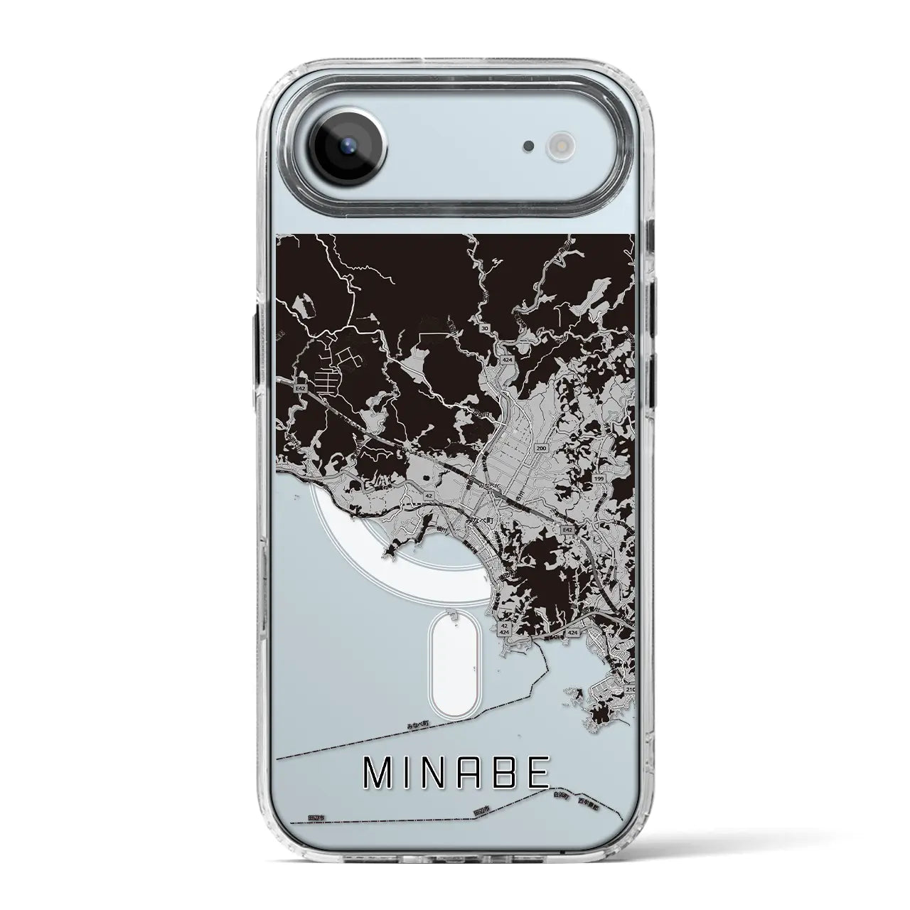 【みなべ(和歌山県)】地図柄iPhoneケース(MagSafeタイプ)