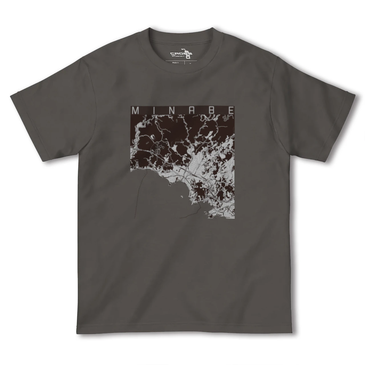 【みなべ(和歌山県)】地図柄ヘビーウェイトTシャツ