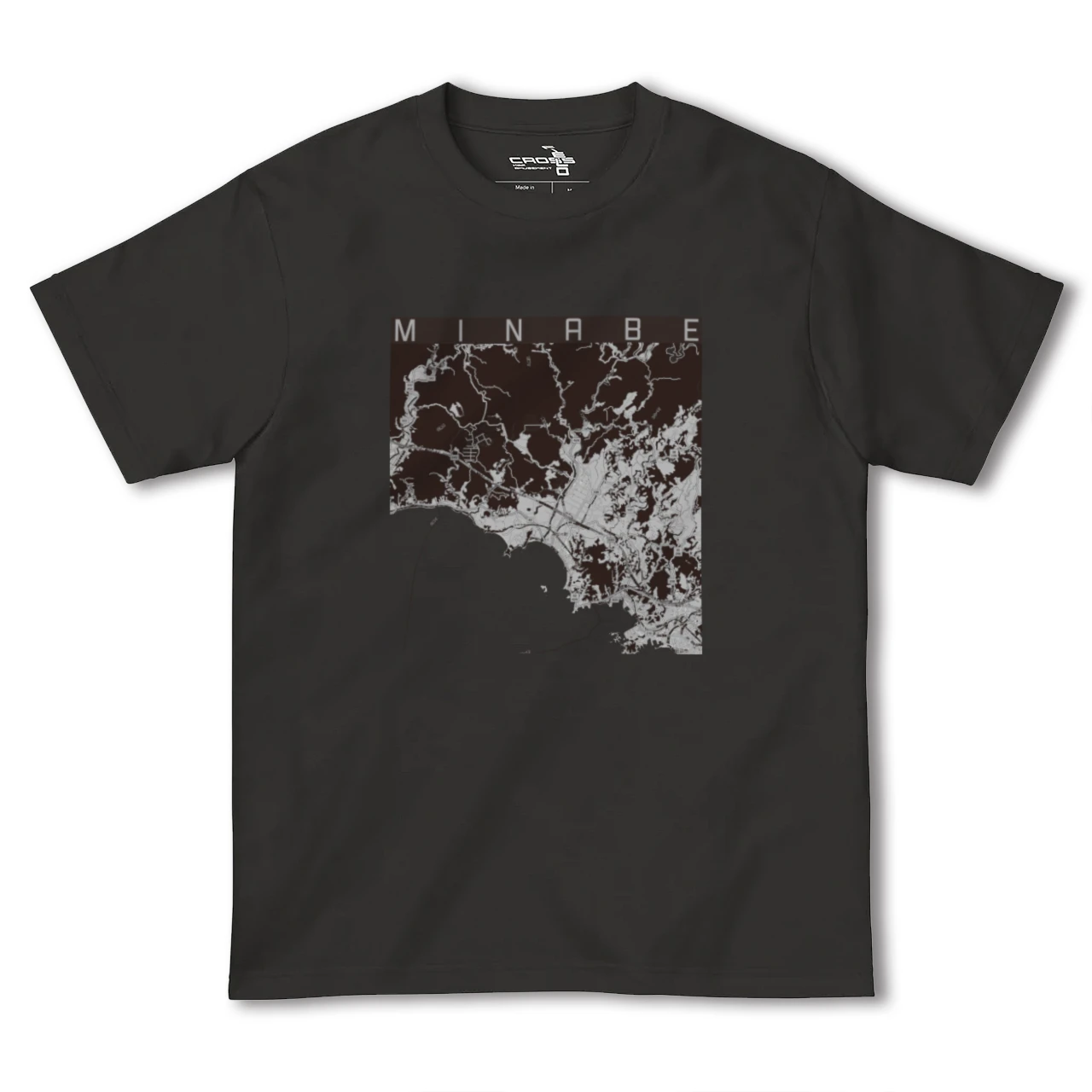 【みなべ(和歌山県)】地図柄ヘビーウェイトTシャツ