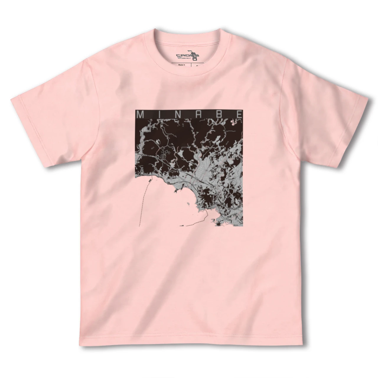 【みなべ(和歌山県)】地図柄ヘビーウェイトTシャツ