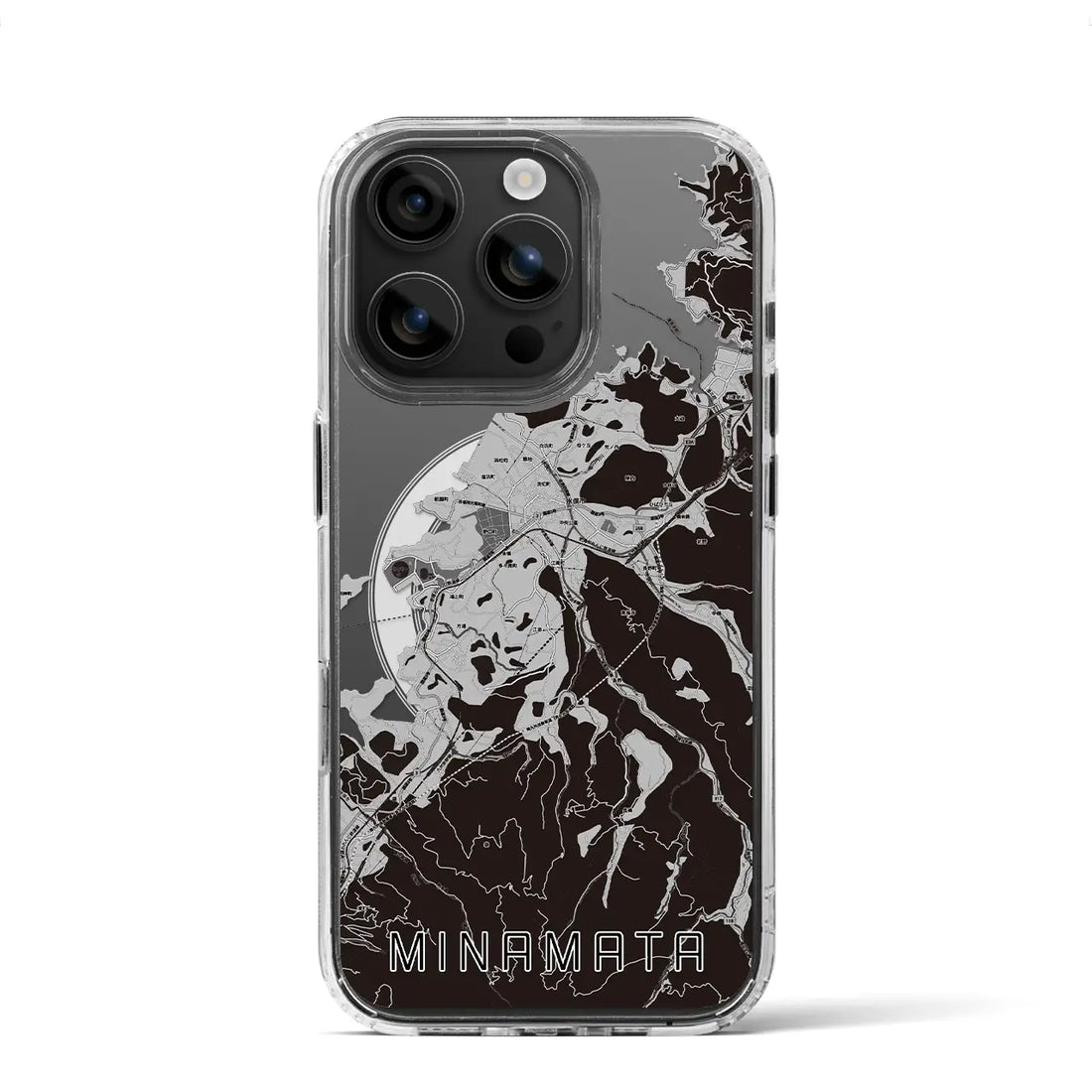【水俣(熊本県)】地図柄iPhoneケース(MagSafeタイプ)