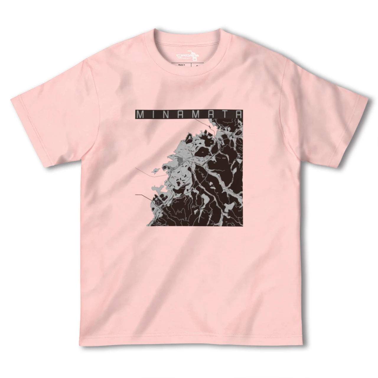 【水俣(熊本県)】地図柄ヘビーウェイトTシャツ